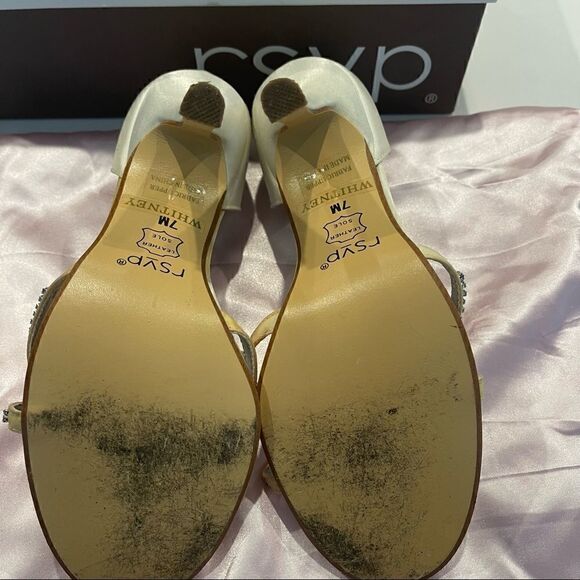 RSVP HIGH HEEL SANDAL w Chrystal details - Picture 2 of 12